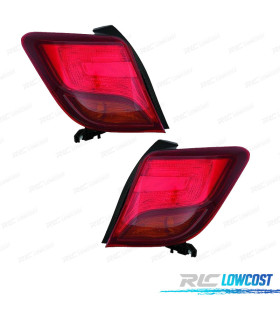 FEUX ARRIÈRE POUR TOYOTA YARIS 5P 14- ROUGE