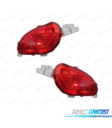 FEUX ARRIÈRE ANTI-BROUILLARD TOYOTA YARIS 5P 14-17 ROUGE