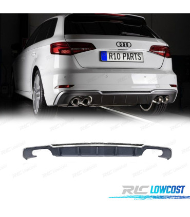 DIFFUSEUR AUDI A3 HATCHBACK 16-20 LOOK S3