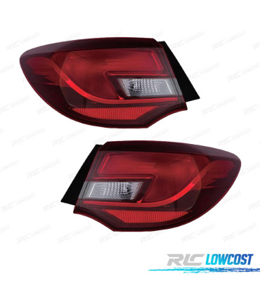 FEUX ARRIÈRE OPEL ASTRA J BERLINE 2012- BLANC ROUGE