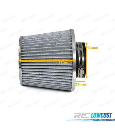 FILTRE UNIVERSEL ADMISSION DIRECTE AVEC ADAPTATEURS ROUGE