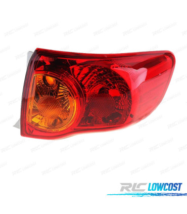 FEUX ARRIÈRE DROIT EXTÉRIEUR POUR TOYOTA COROLLA BERLINE 4P 07-10