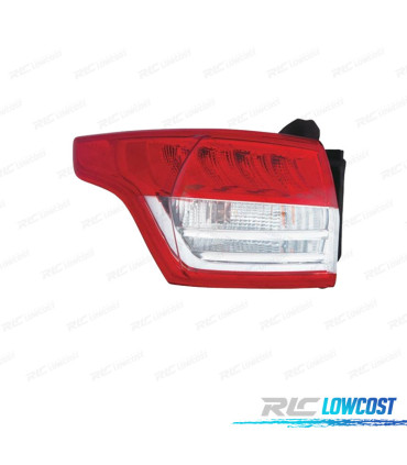 FEUX ARRIÈRE GAUCHE FORD KUGA II 13-17 LED BLANC ROUGE EXTÉRIEUR