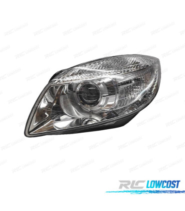 PHARE GAUCHE POUR SKODA FABIA 07-09 ET ROOMSTER RÉGLAGE ÉLECTRIQUE