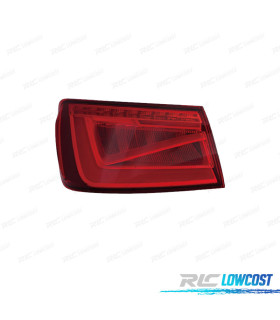 FEUX ARRIÈRE GAUCHE AUDI A3 4P 12-16 BERLINE LED ROUGE FUMÉ