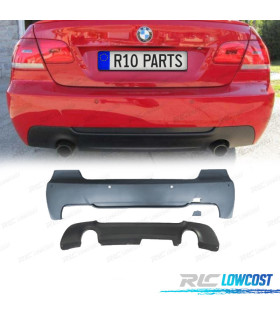 PARE-CHOCS ARRIÈRE BMW E92 E93 LOOK M DOUBLE SORTIES PDC