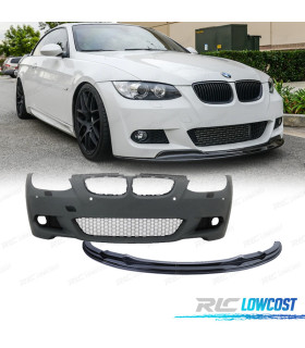 PARE CHOCS BMW E92 E93 06-10 LOOK M PDC SRA + SPOILER FRONTAL