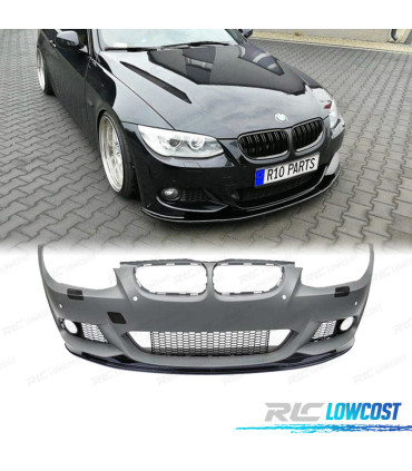 PARE CHOCS BMW E92 E93 LCI 10-14 LOOK M PERFORMANCE PDC SRA + SPOILER FRONTAL