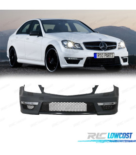 PARE CHOCS FRONTAL MERCEDES CLASE C W204 11-14 LOOK AMG C63