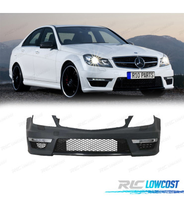 PARE CHOCS FRONTAL MERCEDES CLASE C W204 11-14 LOOK AMG C63