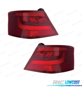 FEUX ARRIÈRE POUR AUDI A3 3P 12-16 LED ROUGE