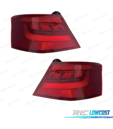 FEUX ARRIÈRE AUDI A3 3P 12-16 LED ROUGE