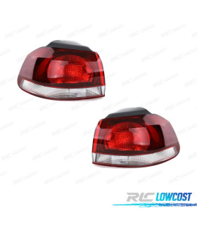 FEUX ARRIÈRE EXTÉRIEUR POUR VOLKSWAGEN VW GOLF VI 3 5P 08-10 LOOK GTI