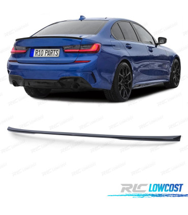 AILERON BECQUET LAME COFFRE BMW G20 19- LOOK M NOIR BRILLANT