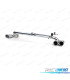 JEU DE CONVERSION 4 TUBES D'ÉCHAPPEMENT BMW E90 E91 LOOK M DOUBLE DES DEUX CÔTÉS