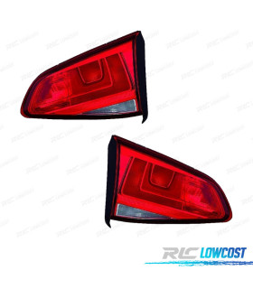 FEUX ARRIÈRE POUR VOLKSWAGEN VW GOLF VII 3 5P 12-17 BLANC ROUGE