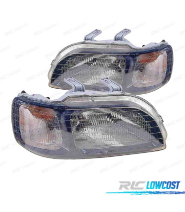 PHARES HONDA CIVIC 5P 97-01 FOND NOIR