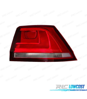 FEUX ARRIÈRE DROIT POUR VOLKSWAGEN VW GOLF VII VARIANT 12-17 BLANC ROUGE