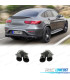 EMBOUTS D´ÉCHAPPEMENT MERCEDES GLC C253 X253 15-18 LOOK AMG GLC43 NOIR