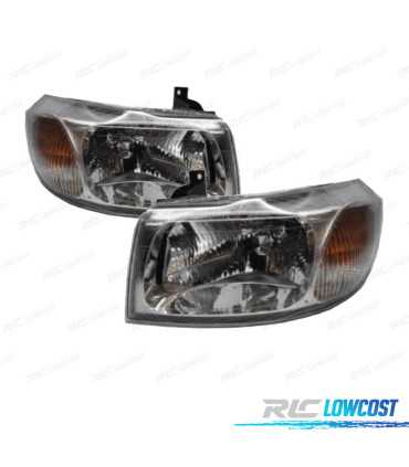PHARES FORD TRANSIT 00-06 FOND CHROMÉ