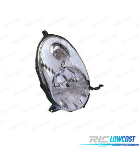 PHARE GAUCHE POUR NISSAN MICRA K12 03-07 FOND CHROMÉ