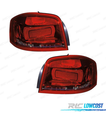 FEUX ARRIÈRE AUDI A3 3D 09-12 BLANC ROUGE