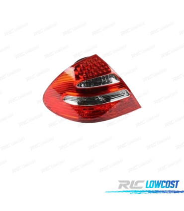 FEUX ARRIÈRE GAUCHE POUR MERCEDES W211 02-06 CLASSE E BERLINE LED + HALOGÈNE