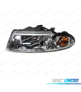 PHARE GAUCHE POUR MITSUBISHI CARISMA 99-05 FOND CHROMÉ