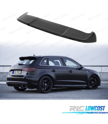 RAJOUT SPOILER AUDI A3 SPORTBACK 12-20 NOIR BRILLANT