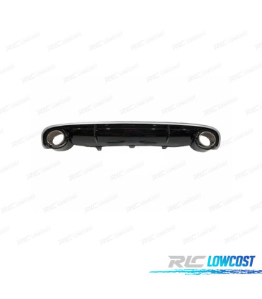 DIFFUSEUR AUDI A7 12-15 LOOK RS7 + EMBOUTS D'ECHAPPEMENT NOIR BRILLANT
