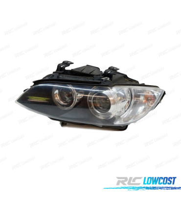 PHARE AVANT GAUCHE BI-XÉNON POUR BMW SÉRIE 3 E92 06-10 FOND NOIR