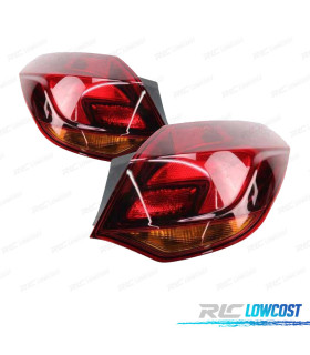 FEUX ARRIÈRE POUR OPEL ASTRA J 5P 10-12 ROUGE FUMÉ