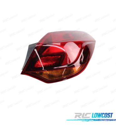 FEUX ARRIÈRE DROIT POUR OPEL ASTRA J 5P 10-12 ROUGE FUMÉ