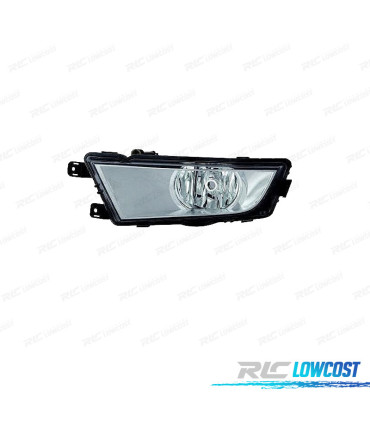 PHARE GAUCHE ANTIBROUILLARD POUR SKODA OCTAVIA 4P COMBI 13- FOND CHROMÉ