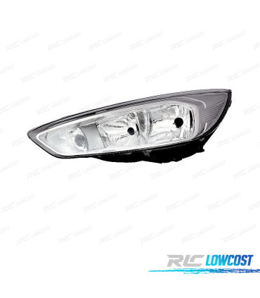 PHARE GAUCHE FORD FOCUS 14-18 FOND CHROMÉ