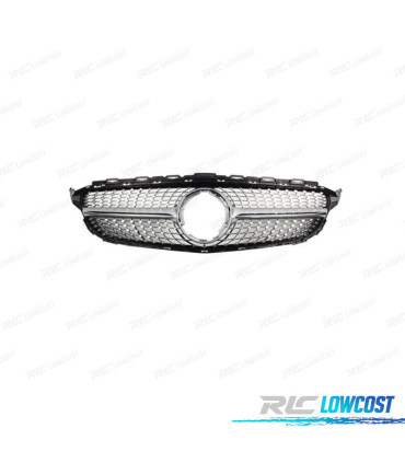 CALANDRE POUR MERCEDES W205 18-21 LOOK AMG CHROME DIAMOND