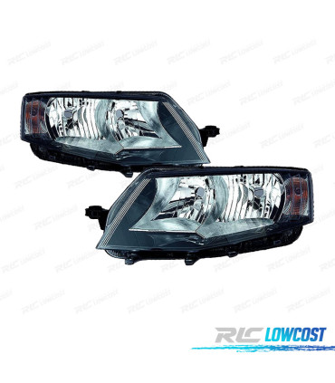 PHARES POUR SKODA OCTAVIA 4P COMBI 13-17 FOND NOIR