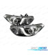 PHARES HYUNDAI I30 12-17 INTERIEUR CHROMÉ NOIR