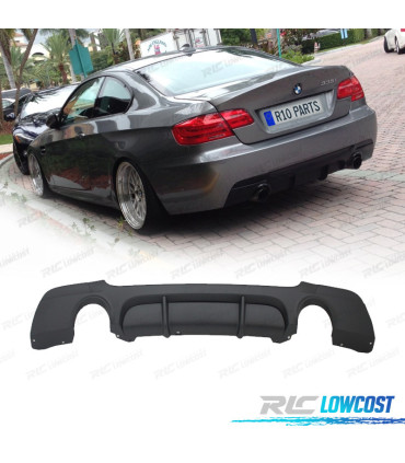 DIFFUSEUR BMW E92 E93 LOOK M PERFORMANCE NOIR MAT
