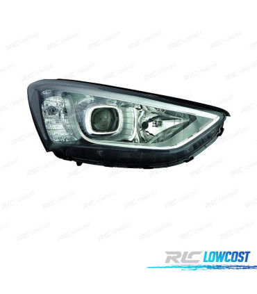 PHARE DROIT HYUNDAI SANTA FE 13-17 LED FEUX DIURNES