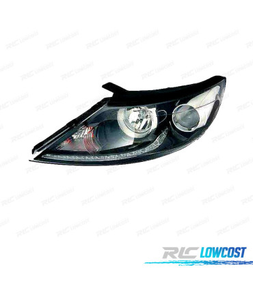 PHARE GAUCHE POUR KIA SPORTAGE SL 10-13 LED FOND NOIR