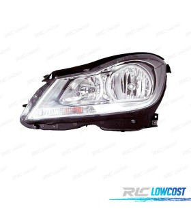 PHARE GAUCHE MERCEDES CLASSE C W204 10-14 FOND CHROMÉ