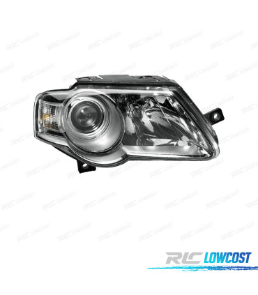 PHARE DROIT POUR VOLKSWAGEN VW PASSAT 05-10 FOND CHROMÉ H