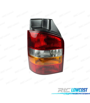 FEUX ARRIÈRE GAUCHE VOLKSWAGEN VW TRANSPORTER T5 MULTIVAN CARAVELLE 1P 03-09 FUMÉ