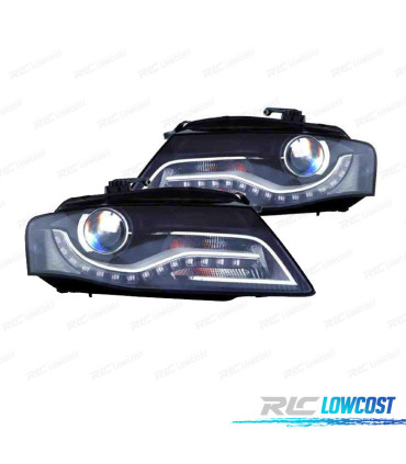 PHARES XENON POUR AUDI A4 08-11 FOND NOIR