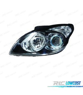 PHARE GAUCHE HYUNDAI I30 07-12 FOND NOIR ELECTRIQUE