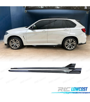BAS DE CAISSE BMW X5 F15 12-18 LOOK M PERFORMANCE NOIR BRILLANT