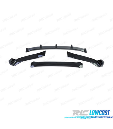 SPOILER LAME AVANT BMW X5 F15 12-18 LOOK M PERFORMANCE NOIR BRILLANT