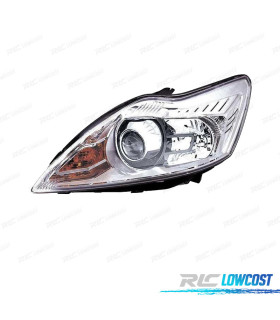 PHARE GAUCHE FORD FOCUS III 08-10 FOND CHROMÉ