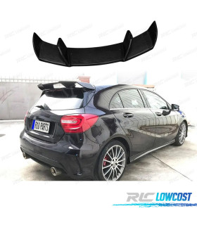 AILERON SPOILER MERCEDES CLASSE A W176 LOOK AMG A45 NOIR BRILLANT